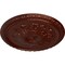Ekena Millwork Richmond Ceiling Medallion (Fits Canopies up to 2 5/8"), Hnd-Painted Antique Copper, 18"OD x 1 3/8"P CM18RIACS - alternate 3